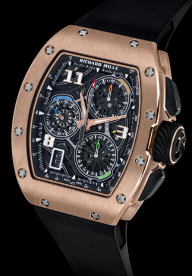 Richard Mille RM 72-01 Automatic Winding Lifestyle Flyback Chronograph Gold Replica Watch